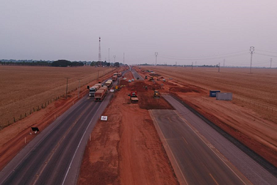 Construção das rodovias BR-230 e BR-163 e as empresas e batalhões de