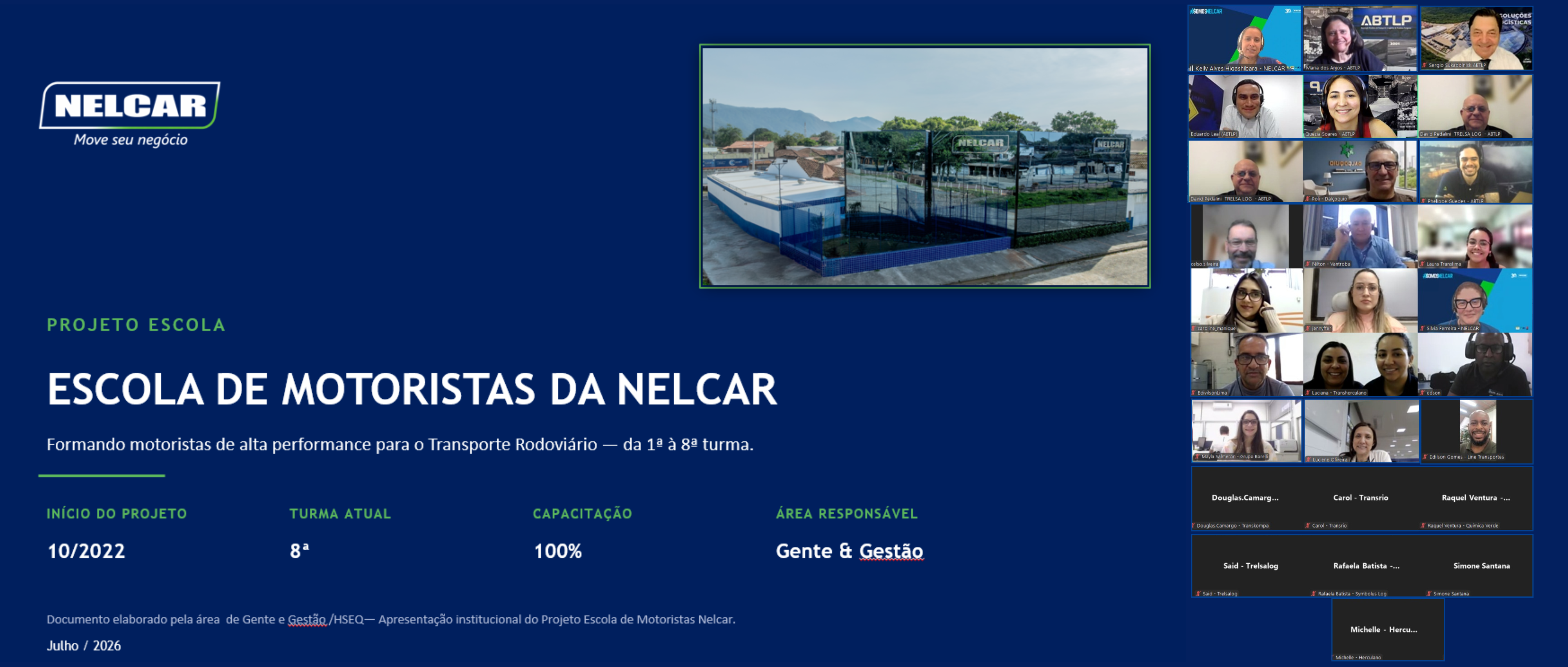 Associado em Pauta: NELCAR TRANSPORTES apresenta projeto “Escola de Motoristas”